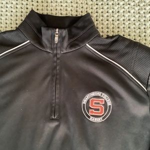 Swarthmore college quarter zip sweater